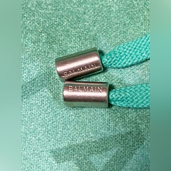 Balmain Desert Logo Printed Drawstring Hoodie size M - Picture 8 of 13